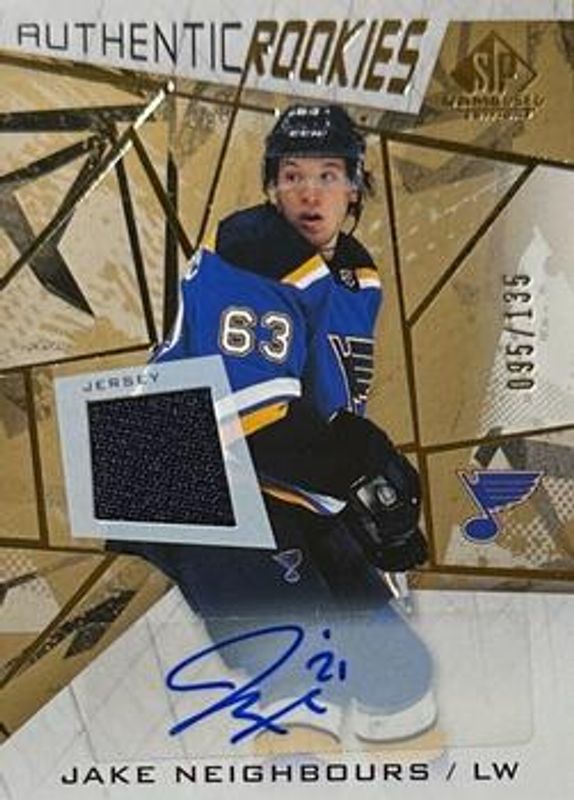 2021 SP Game Used #154 Gold Auto Jersey /99