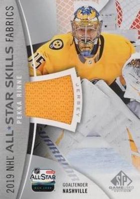 2019 SP Game Used #AS-PR 2019 NHL All Star Skills Fabric