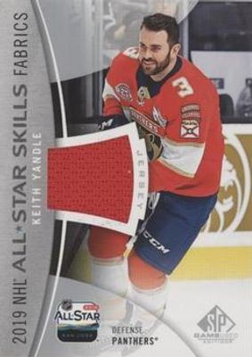 2019 SP Game Used #AS-KY 2019 NHL All Star Skills Fabric