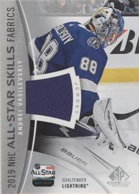 2019 SP Game Used #AS-AV 2019 NHL All Star Skills Fabric