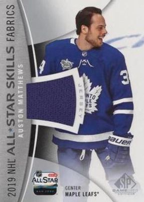 2019 SP Game Used #AS-AM 2019 NHL All Star Skills Fabric