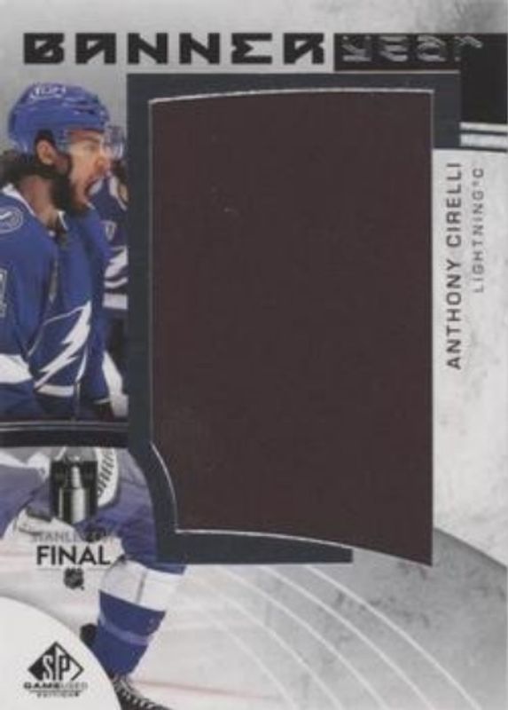 2022 SP Game Used #BYSC-AC 2022 NHL Stanley Cup Final Banner Year Relics