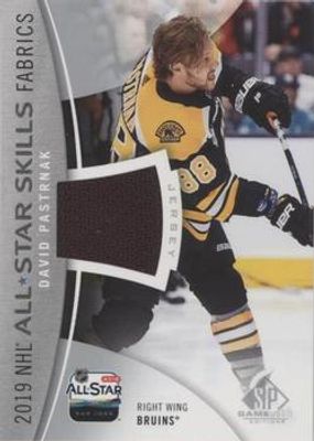 2019 SP Game Used #AS-DP 2019 NHL All Star Skills Fabric