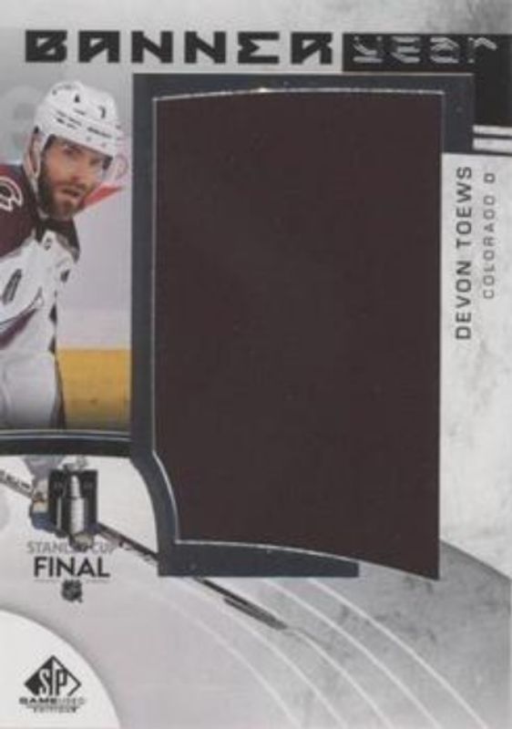 2022 SP Game Used #BYSC-DT 2022 NHL Stanley Cup Final Banner Year Relics