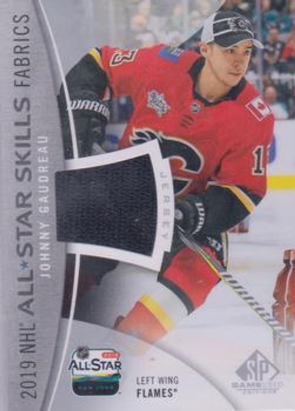 2019 SP Game Used #AS-JG 2019 NHL All Star Skills Fabric