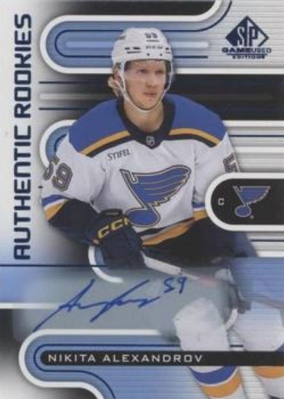 2022 SP Game Used #216 Blue Auto