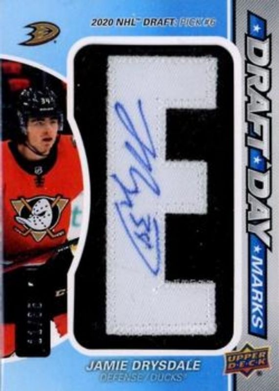 2021 SP Game Used #DDM-JD Draft Day Marks Rookies /35