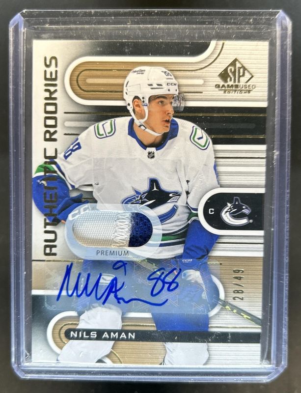 2022 SP Game Used #208 Gold Auto Premium Memorabilia /10