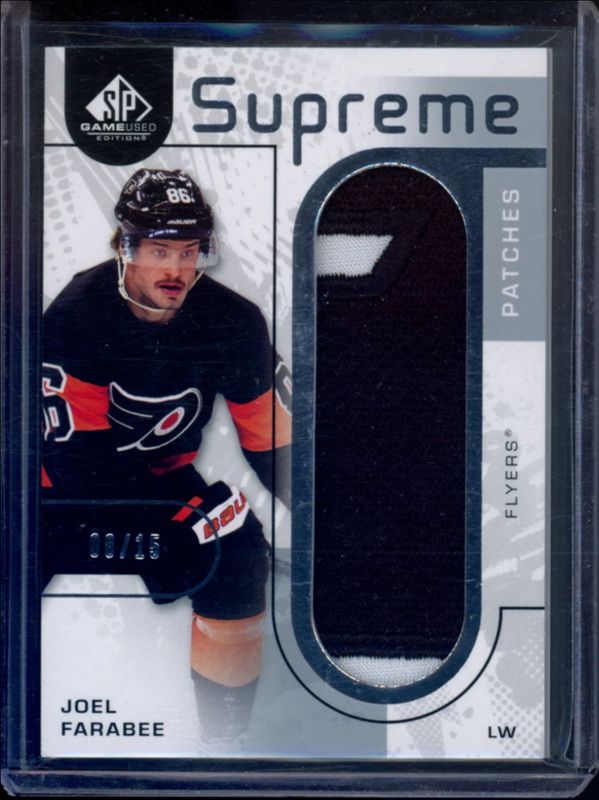 2022 SP Game Used #SP-JF Supreme Patches /15