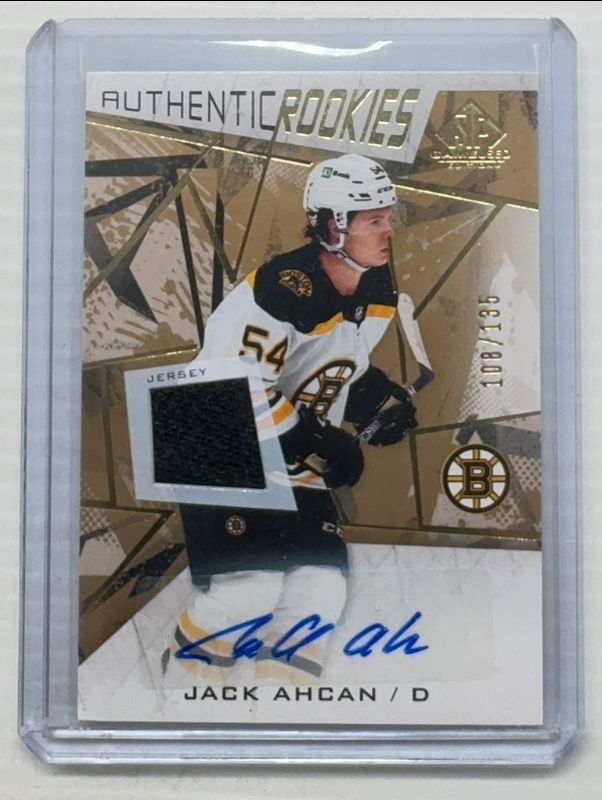 2021 SP Game Used #161 Gold Auto Jersey /99