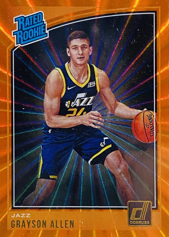 2018 Donruss #156 Orange Laser