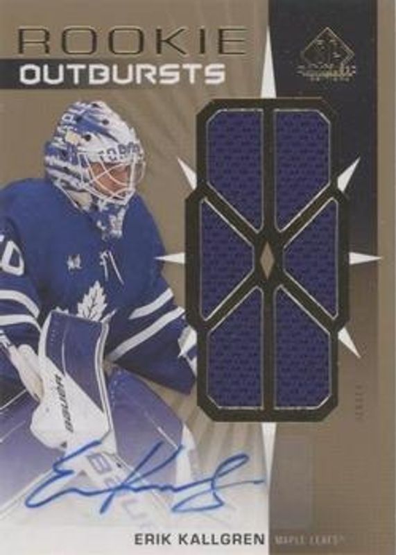 2022 SP Game Used #RO-EK Rookie Outbursts Jersey Auto