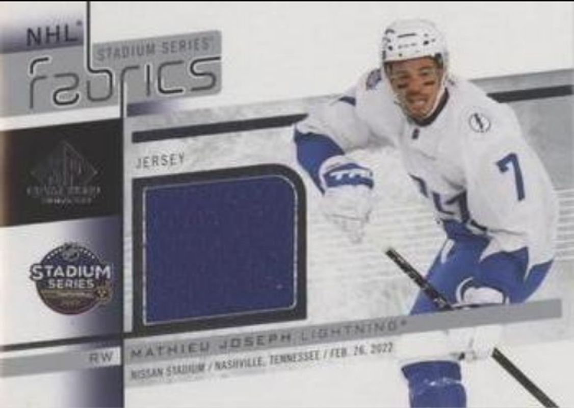 2022 SP Game Used #STS-3 2022 NHL Stadium Series Jersey Relics
