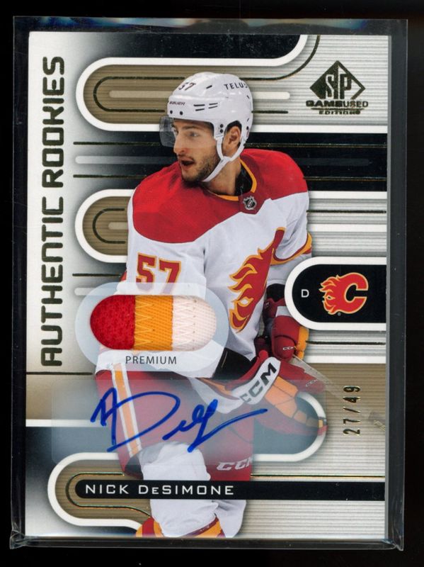 2022 SP Game Used #214 Gold Auto Premium Memorabilia /10