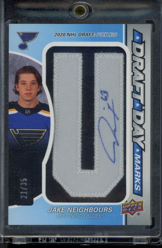 2022 SP Game Used #DDM-JN Draft Day Marks Rookies /35