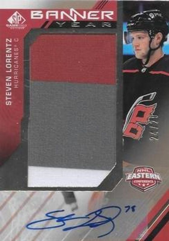 2021 SP Game Used #BYE-SL 2021 NHL Eastern Conference Banner Year Relics Auto /25