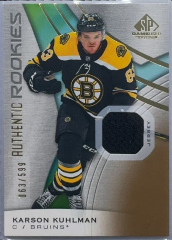 2019 SP Game Used #190 Gold Jersey Relics /599