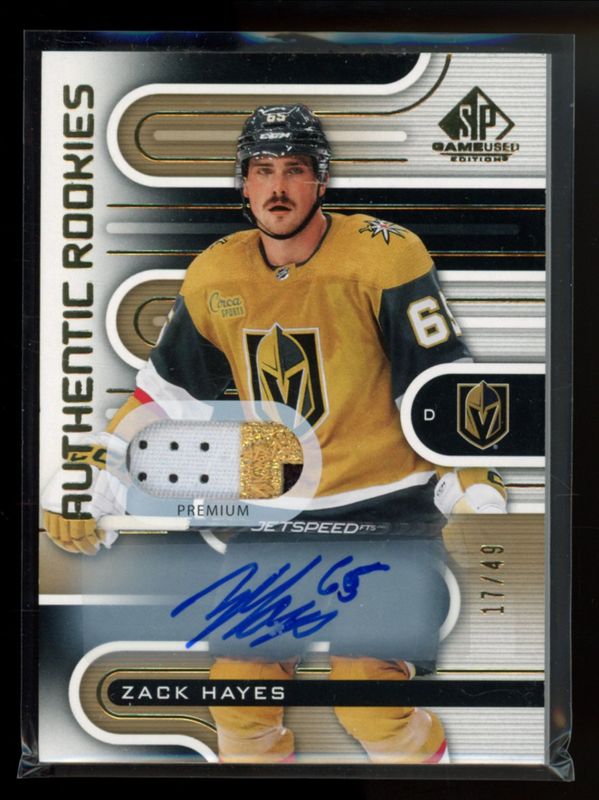 2022 SP Game Used #156 Gold Auto Premium Memorabilia /10
