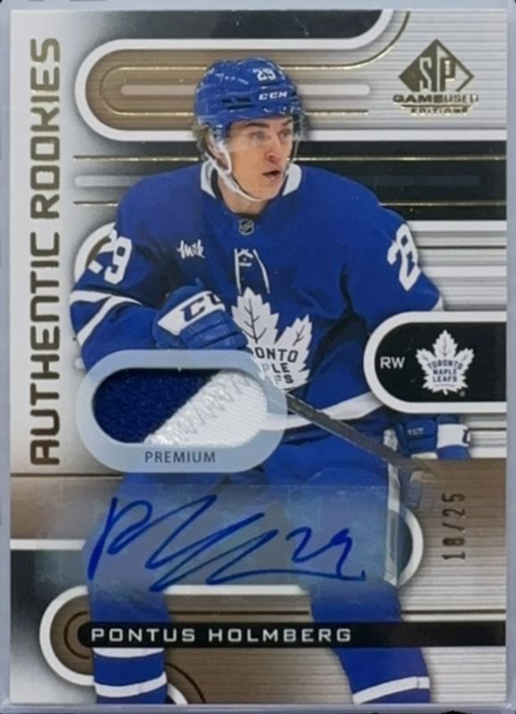 2022 SP Game Used #203 Gold Auto Premium Memorabilia /10