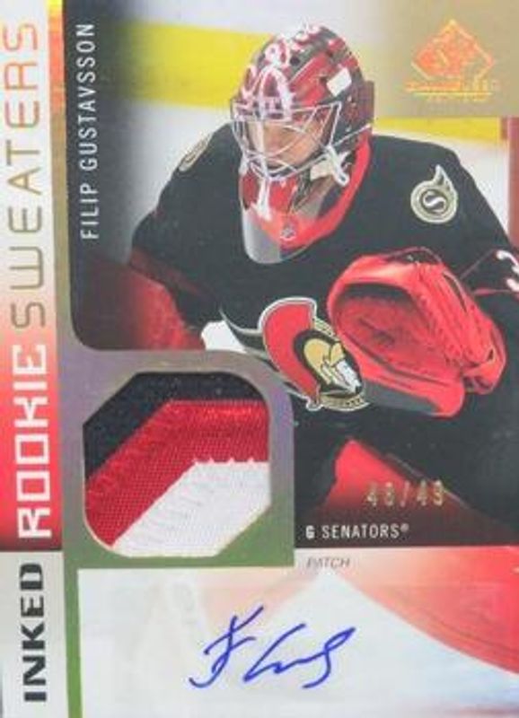 2021 SP Game Used #RS-FG Inked Rookie Sweaters Patch /25