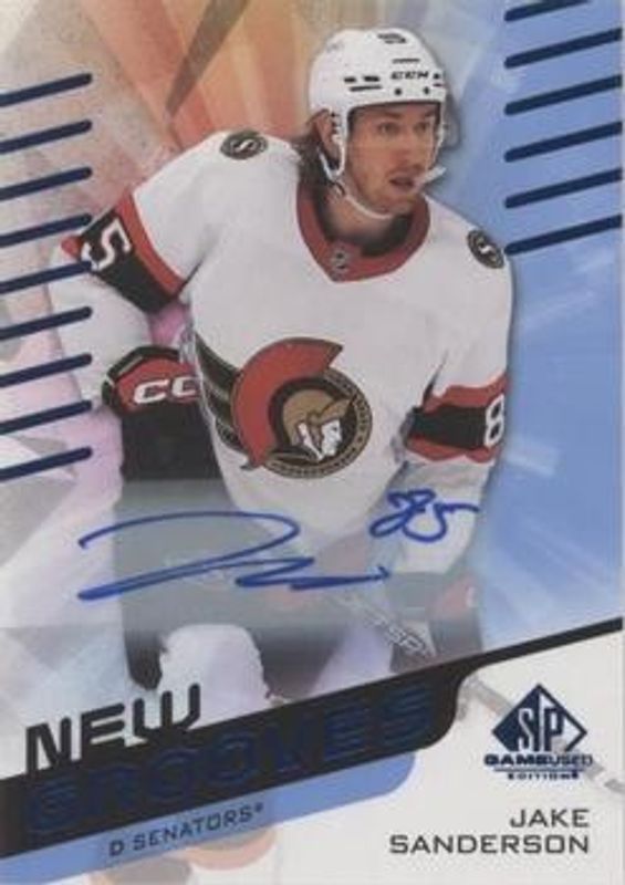 2022 SP Game Used #NG-19 New Grooves - Blue Auto