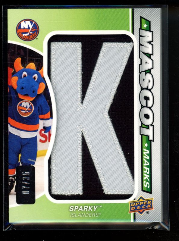 2022 SP Game Used #MM-NYI Mascot Marks /35