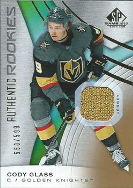 2019 SP Game Used #105 Gold Jersey Relics /599