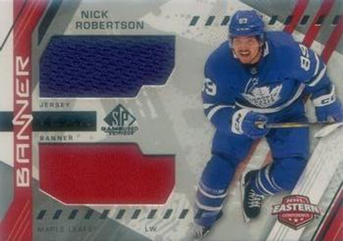 2021 SP Game Used #BYA-NR 2021 NHL Eastern Conference Banner Year Jersey Relics