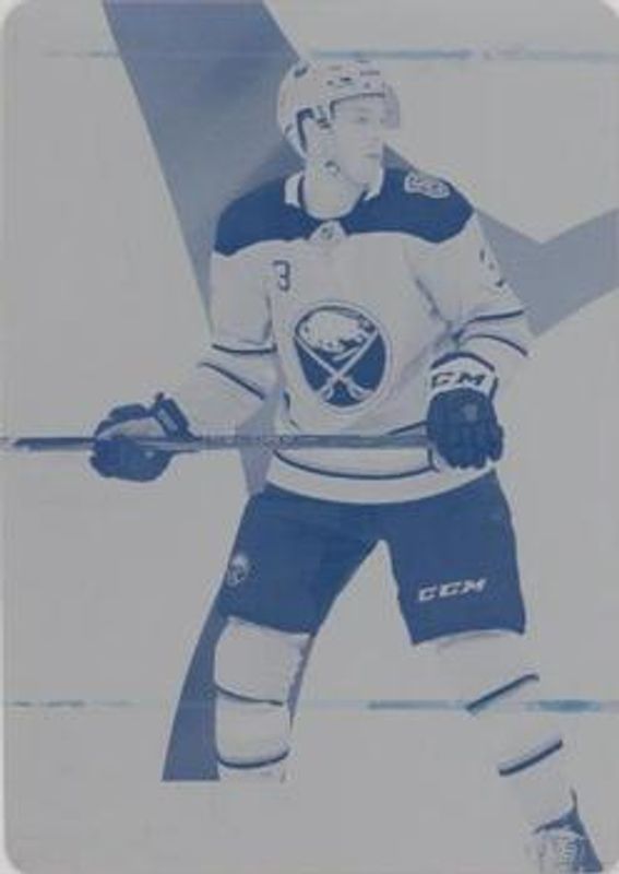 2019 SP Game Used #136 Printing Plates Cyan /1