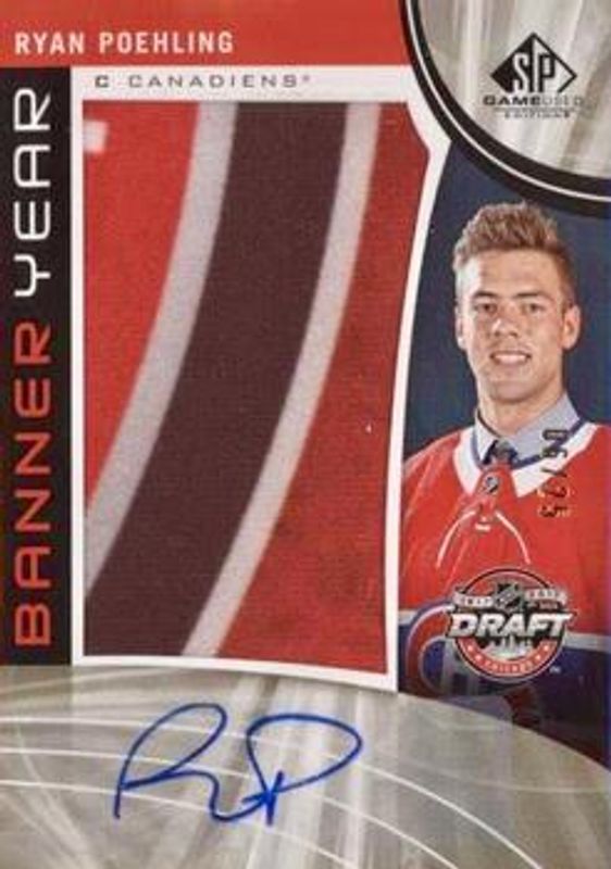 2019 SP Game Used #BD17-RP Banner Year Draft Autographs /25