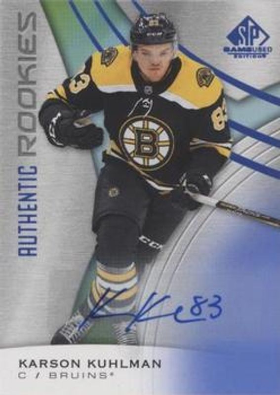 2019 SP Game Used #190 Blue Autographs
