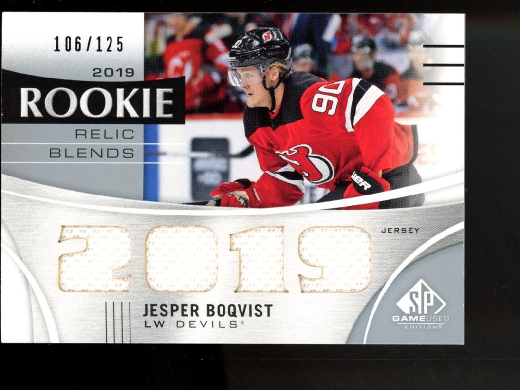 2019 SP Game Used #RRB-JB 2019 Rookie Relic Blends /125