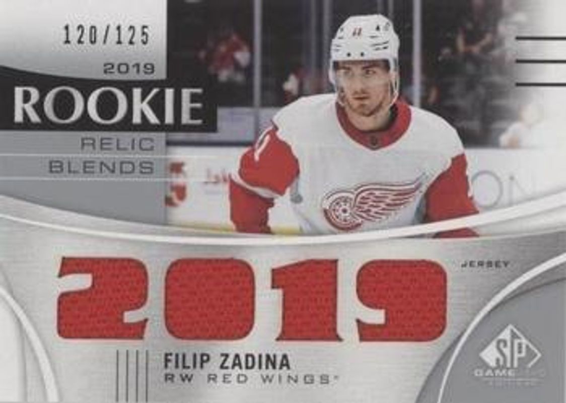 2019 SP Game Used #RRB-FZ 2019 Rookie Relic Blends /125