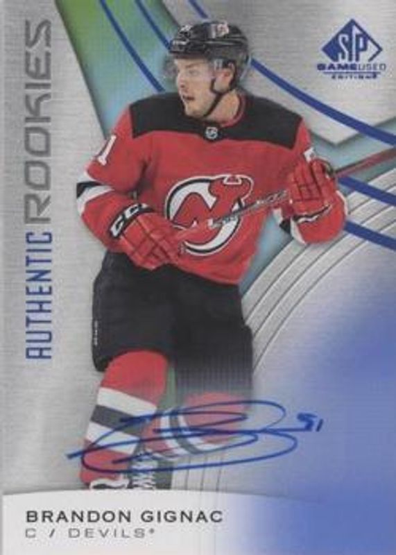 2019 SP Game Used #112 Blue Autographs