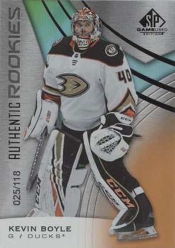2019 SP Game Used #124 Orange Rainbow /119