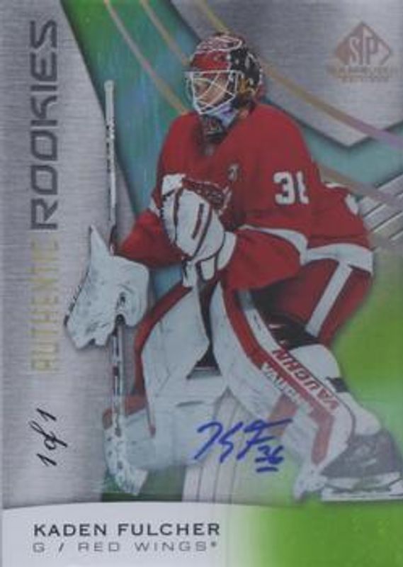 2019 SP Game Used #165 Green Storm /1