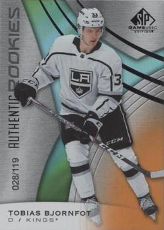 2019 SP Game Used #168 Orange Rainbow /119