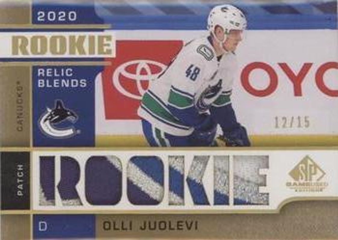 2020 SP Game Used #RB-OJ Rookie Relic Blends Patch /15