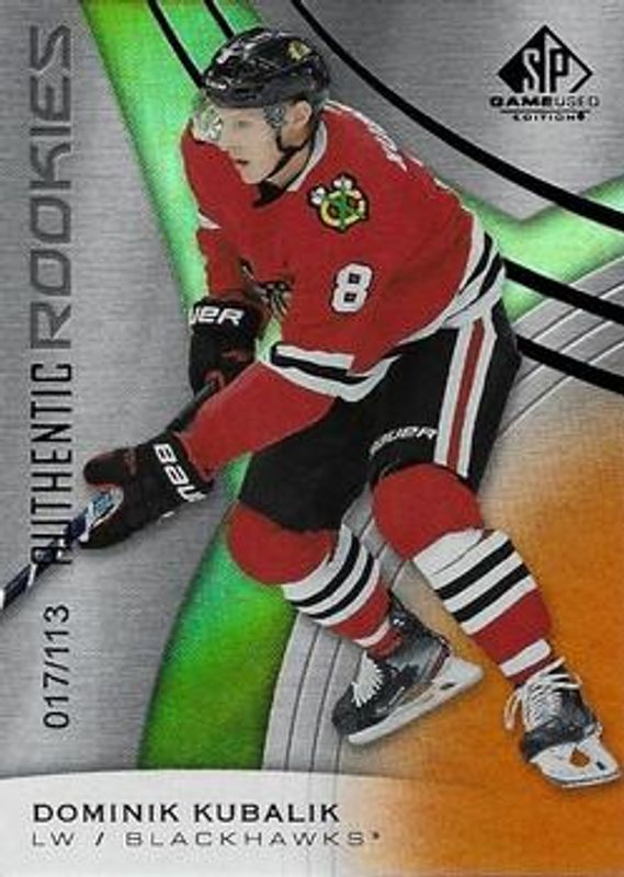 2019 SP Game Used #191 Orange Rainbow /119