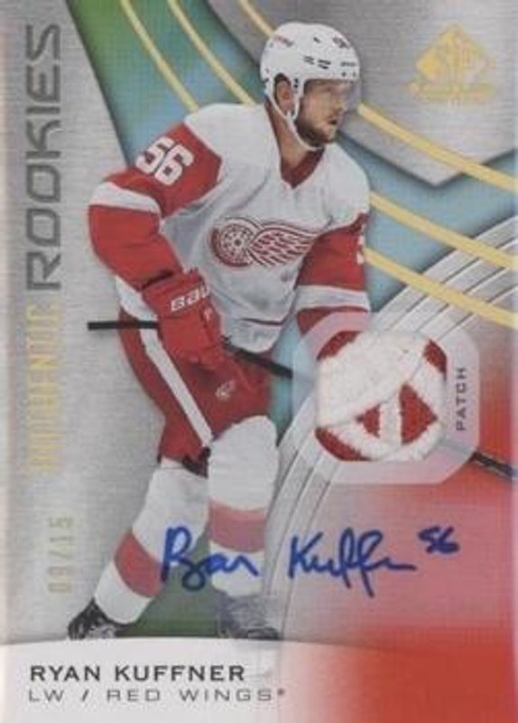 2019 SP Game Used #140 Red Spectrum Auto Premium Materials /15