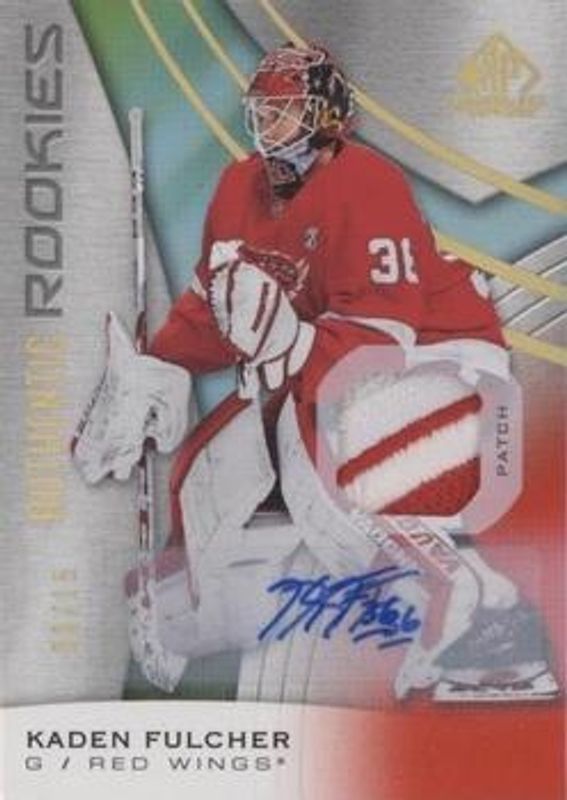 2019 SP Game Used #165 Red Spectrum Auto Premium Materials /15