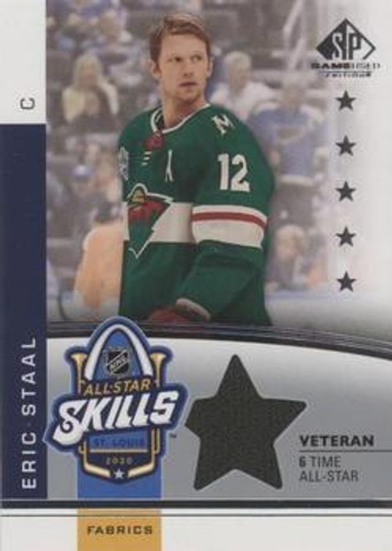 2020 SP Game Used #ASV-ES 2020 NHL All Star Skills Fabrics