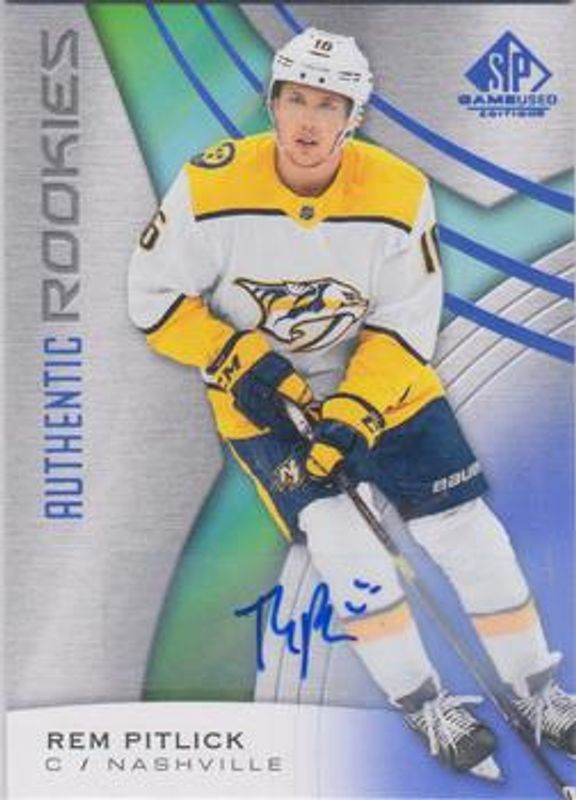 2019 SP Game Used #199 Blue Autographs