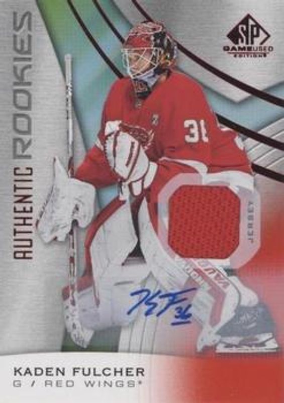 2019 SP Game Used #165 Red Autographs Jersey