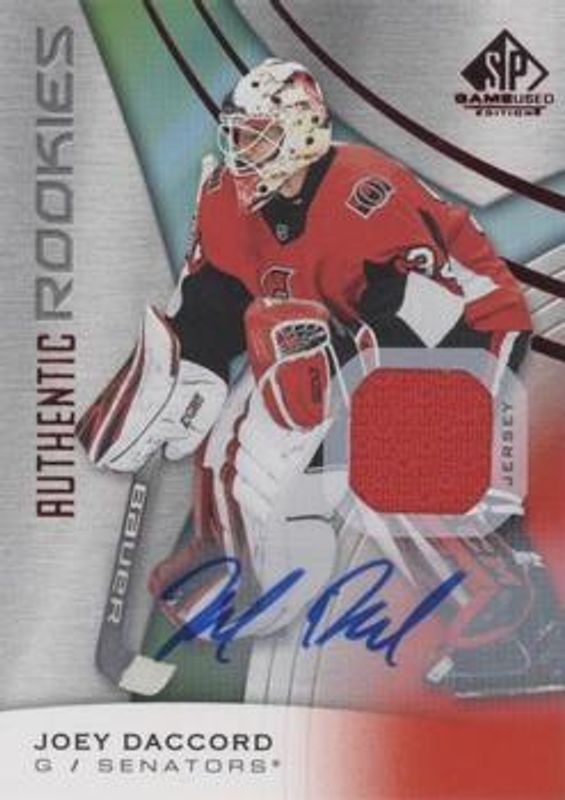 2019 SP Game Used #186 Red Autographs Jersey