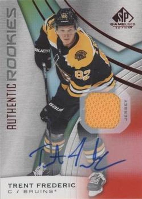 2019 SP Game Used #195 Red Autographs Jersey