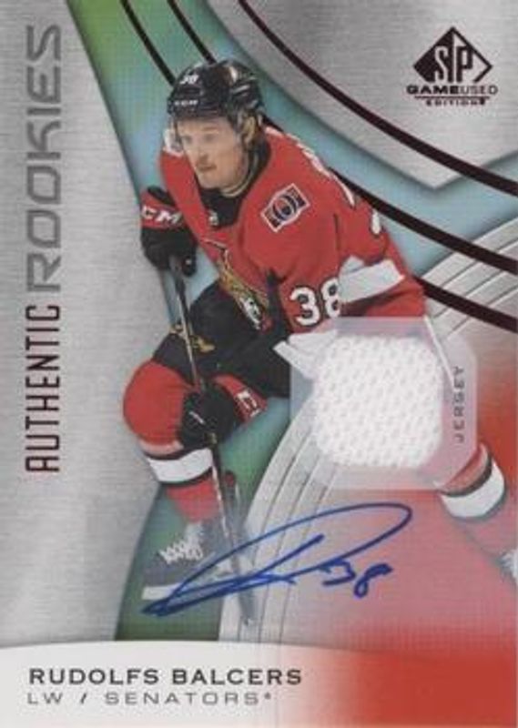 2019 SP Game Used #188 Red Autographs Jersey