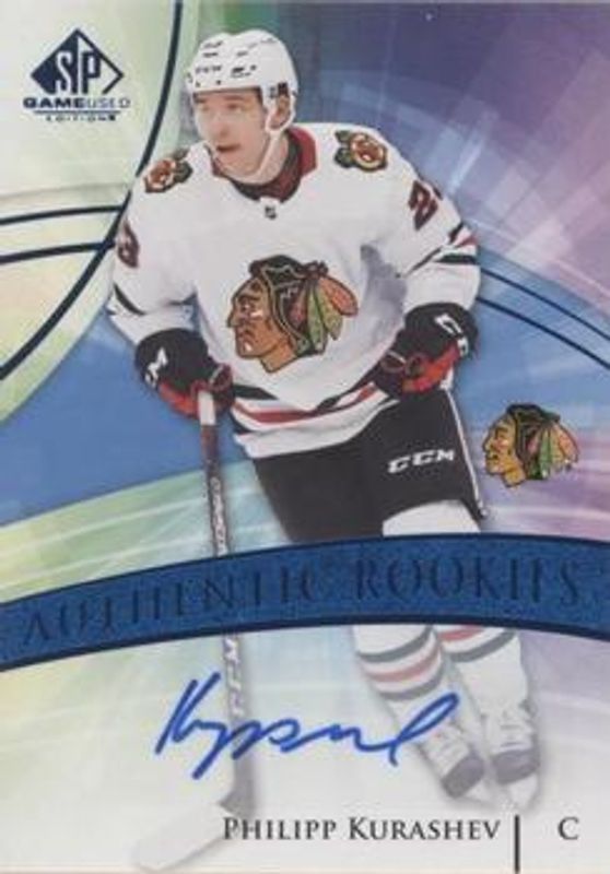 2020 SP Game Used #196 Blue Autographs