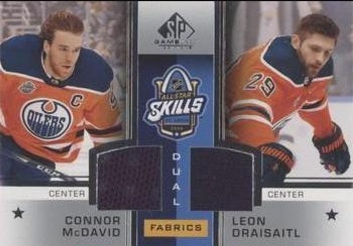 2020 SP Game Used #ASD-MD 2020 NHL All Star Skills Fabrics Dual