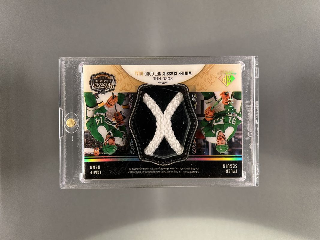 2020 SP Game Used #WCDC-BS 2020 NHL Winter Classic Material Net Cord Duals /15